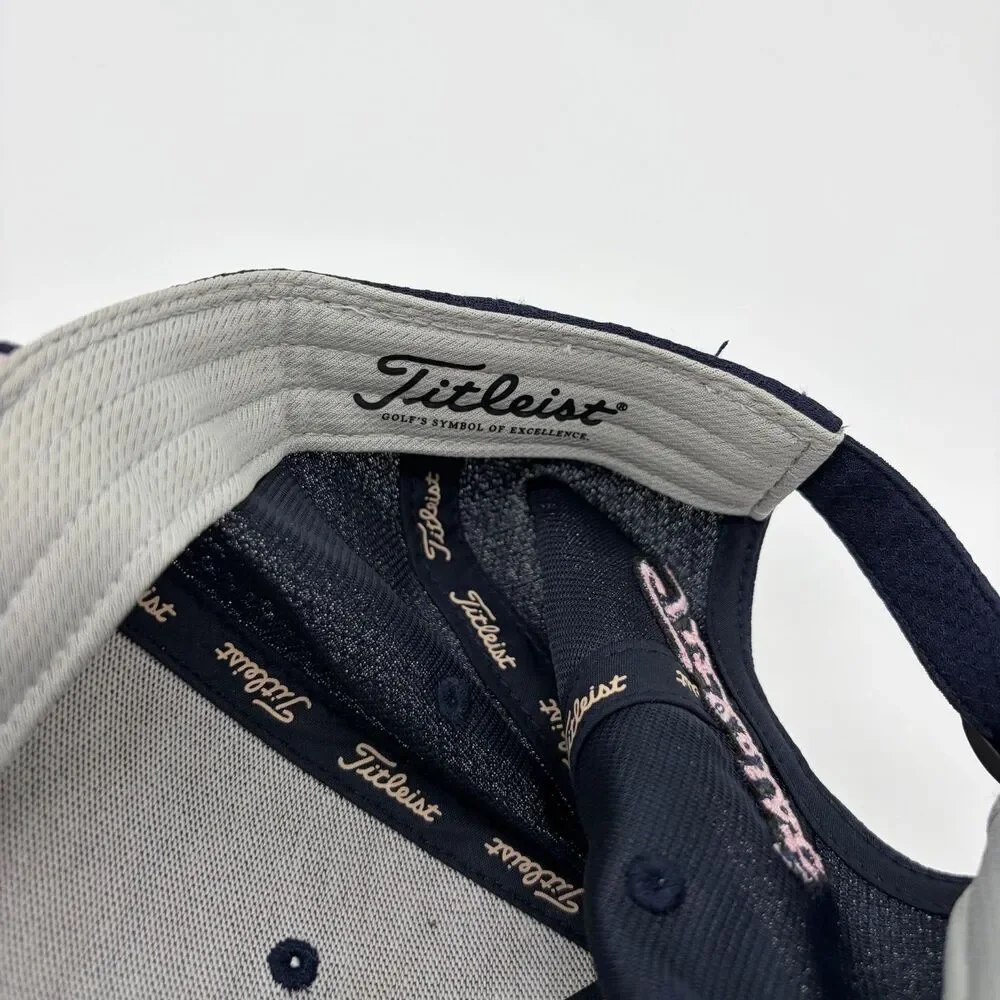 Golf Titleist Performance Navy/Pink Hat Cap Magnetic Premium Ball Marker
